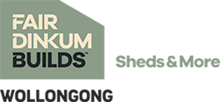 Fair Dinkum Sheds Logo